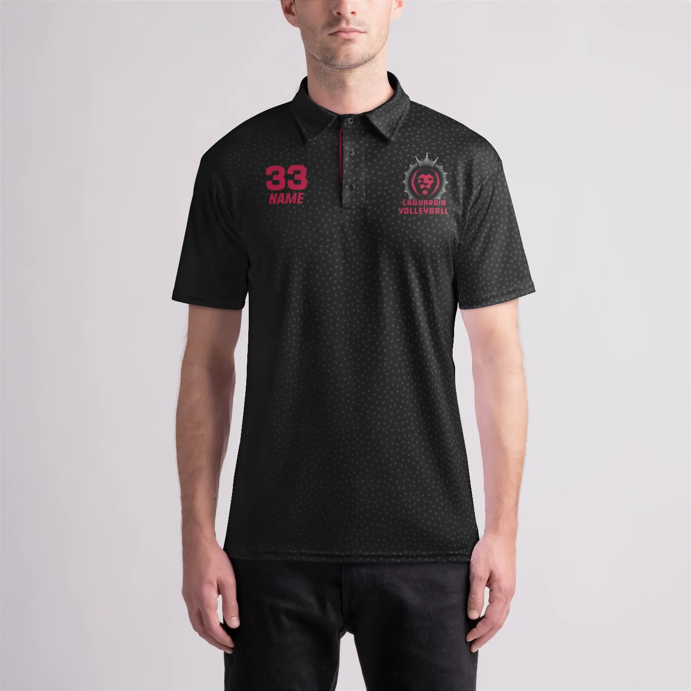 LaGuardia Volleyball Tracks Custom Polo