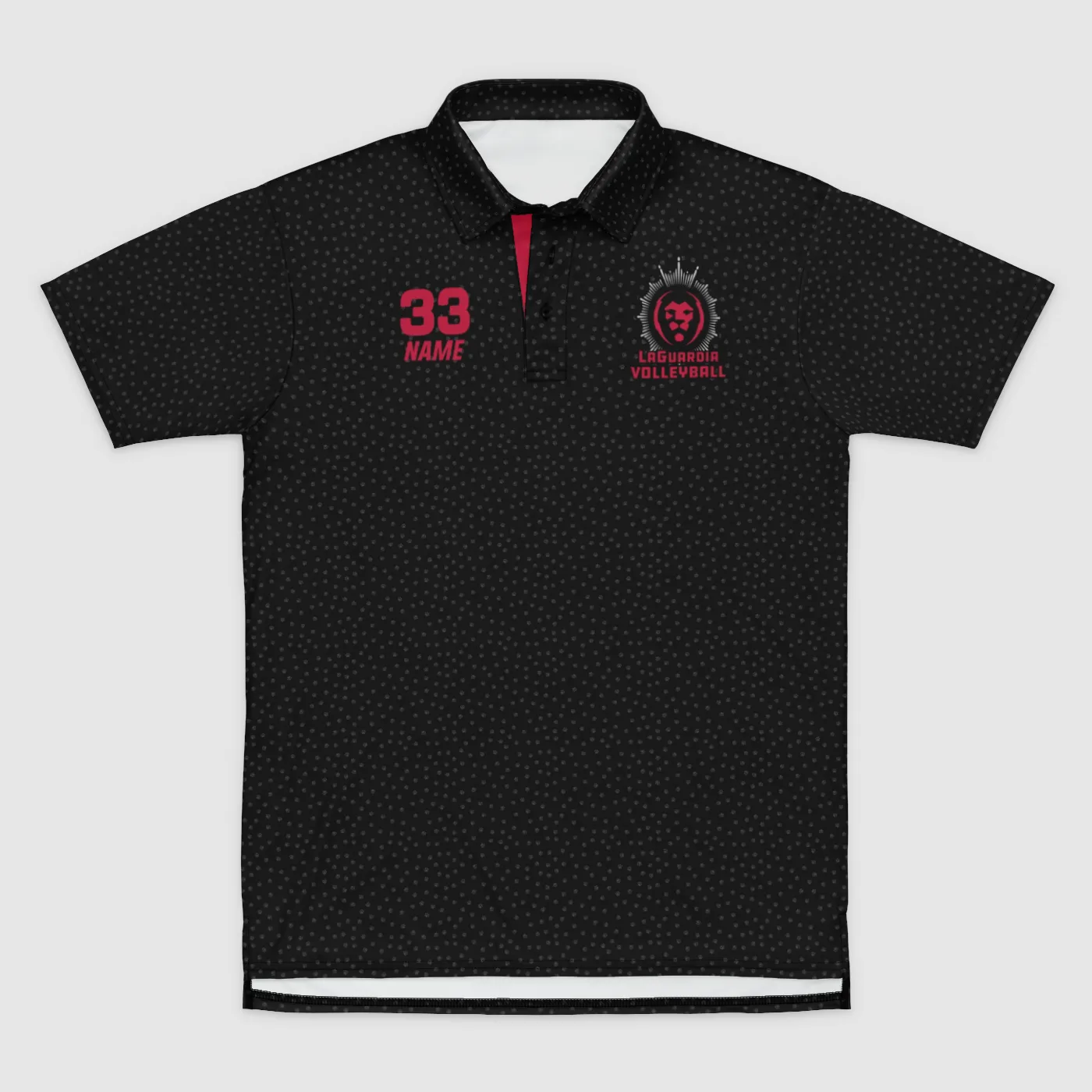 LaGuardia Volleyball Tracks Custom Polo