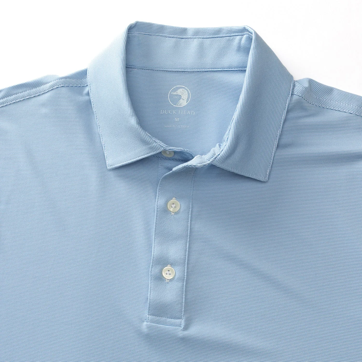 Long Drive Stripe Performance Polo