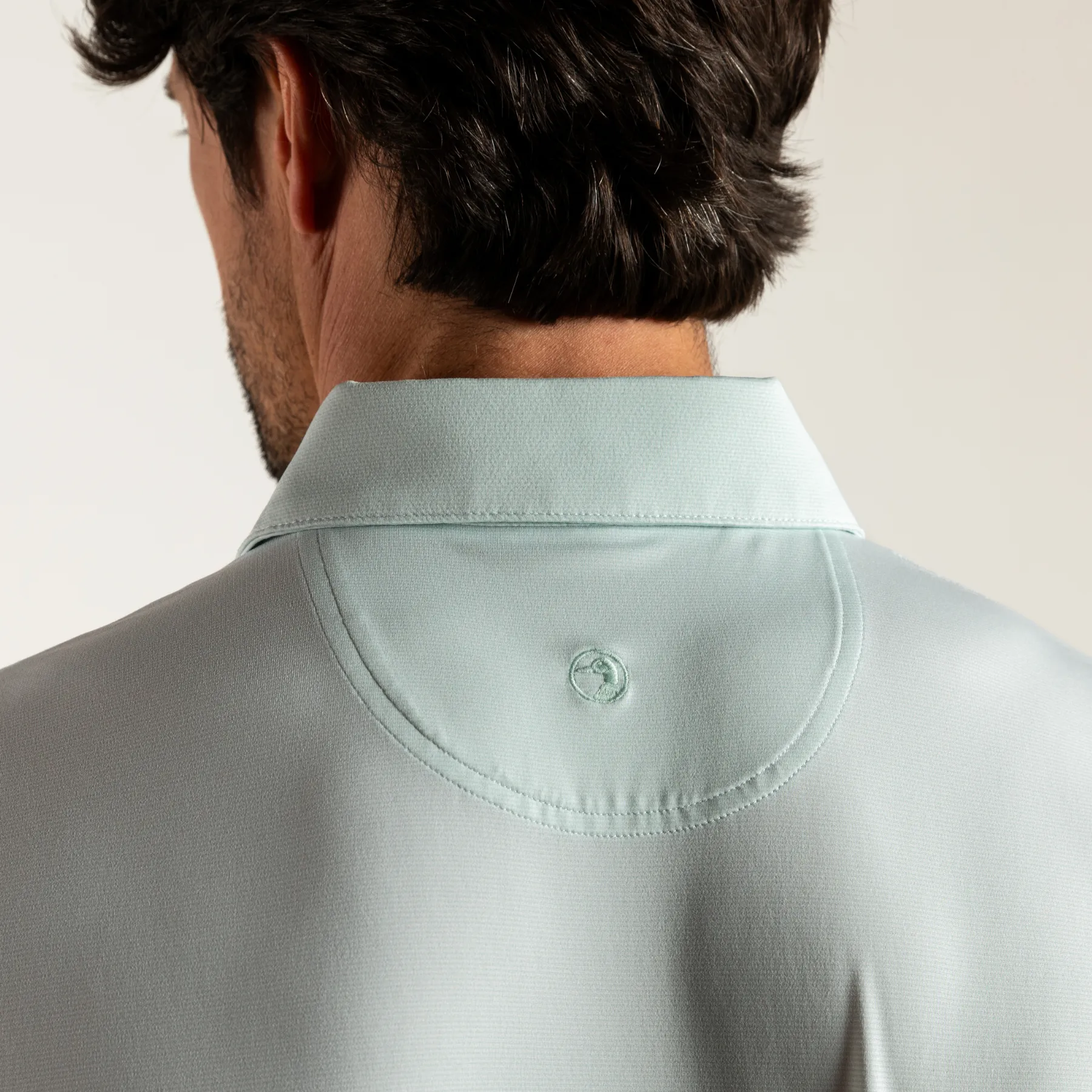 Long Drive Stripe Performance Polo