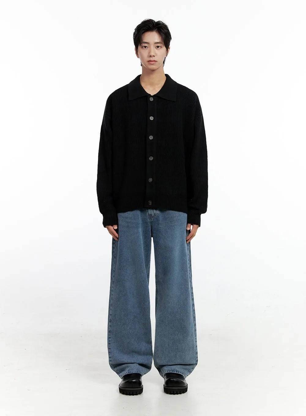 Men's Classic Knit Cardigan IN411
