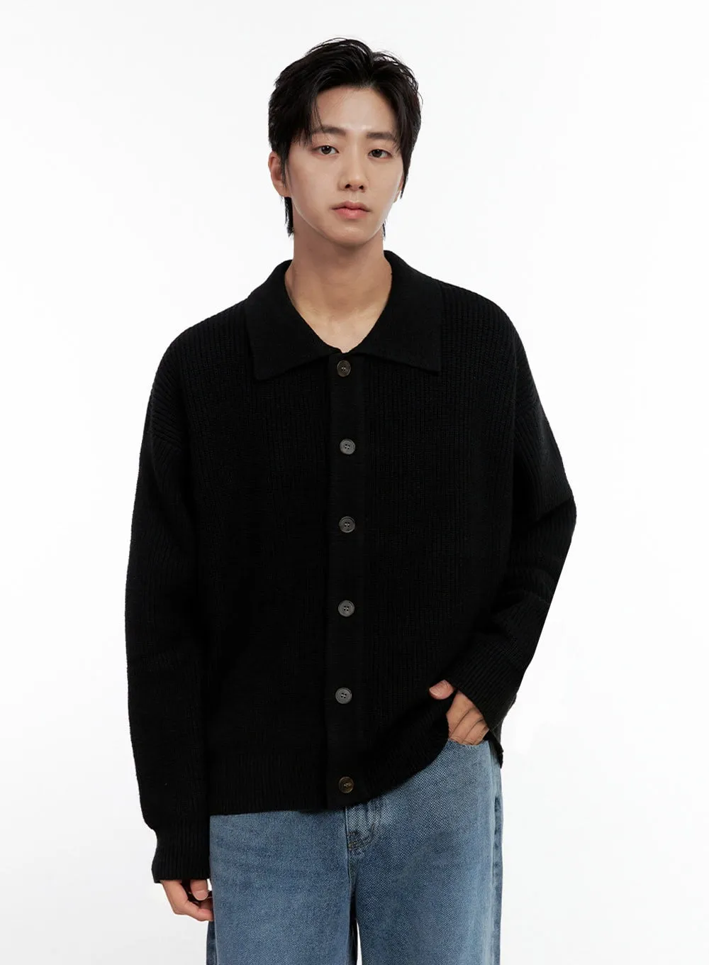 Men's Classic Knit Cardigan IN411