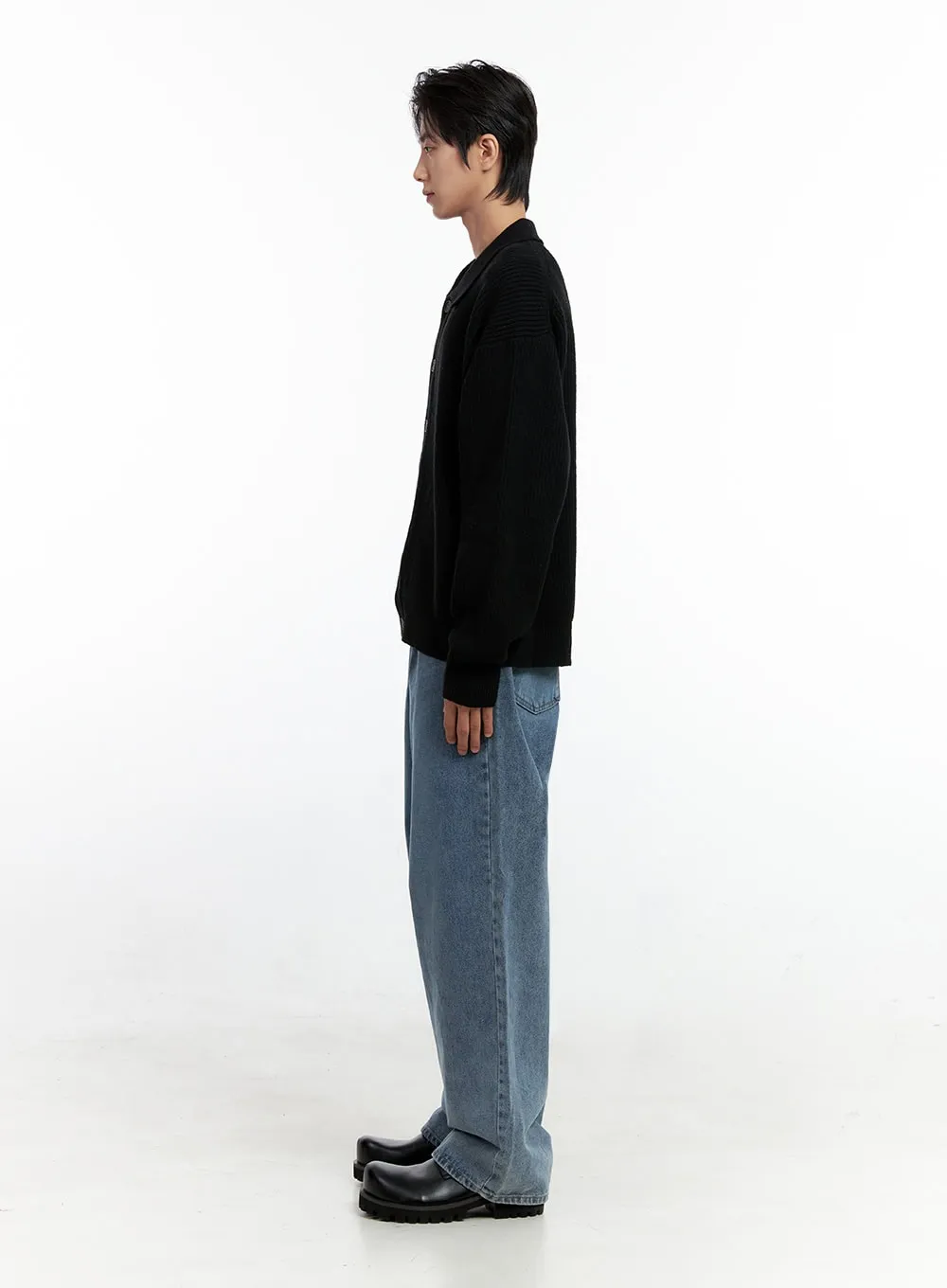 Men's Classic Knit Cardigan IN411