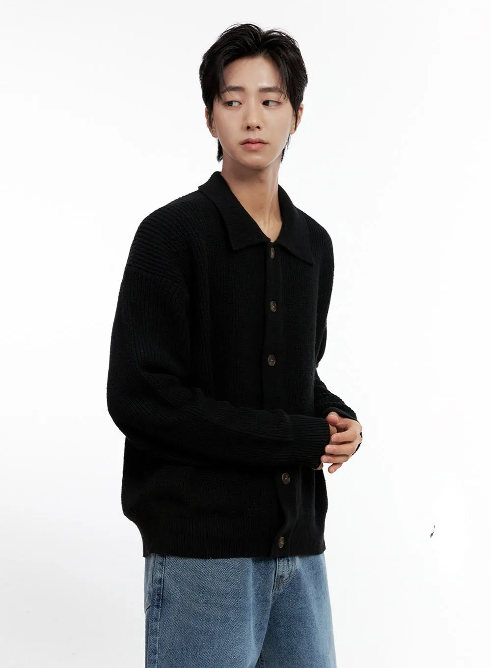 Men's Classic Knit Cardigan IN411