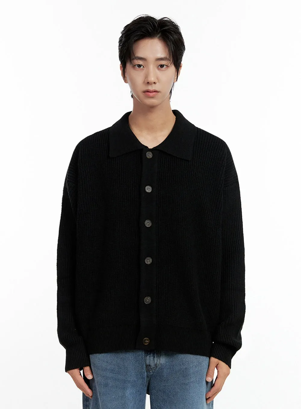 Men's Classic Knit Cardigan IN411