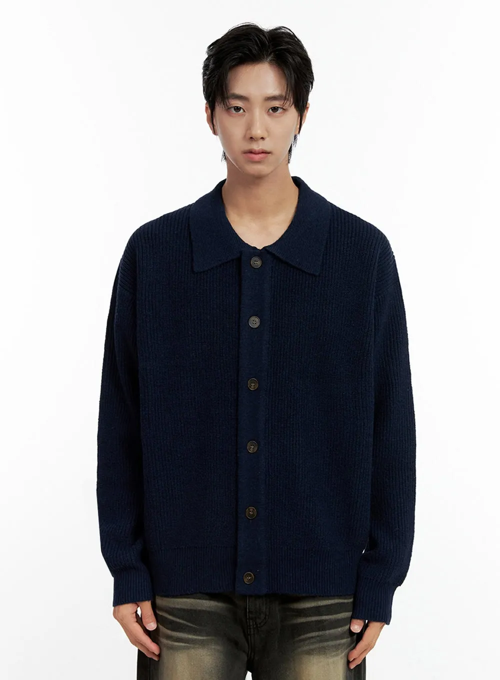 Men's Classic Knit Cardigan IN411