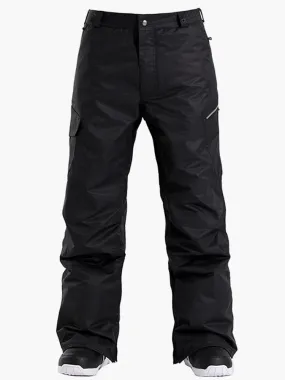 Men's High Windproof Waterproof Black Ski Snowboarding Pants