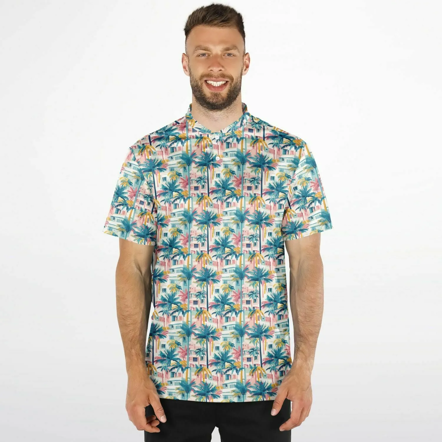 Miami Condo- Mens Blade Collar Polo Shirt