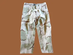Military issue extended cold weather trousers pants desert camouflage Large