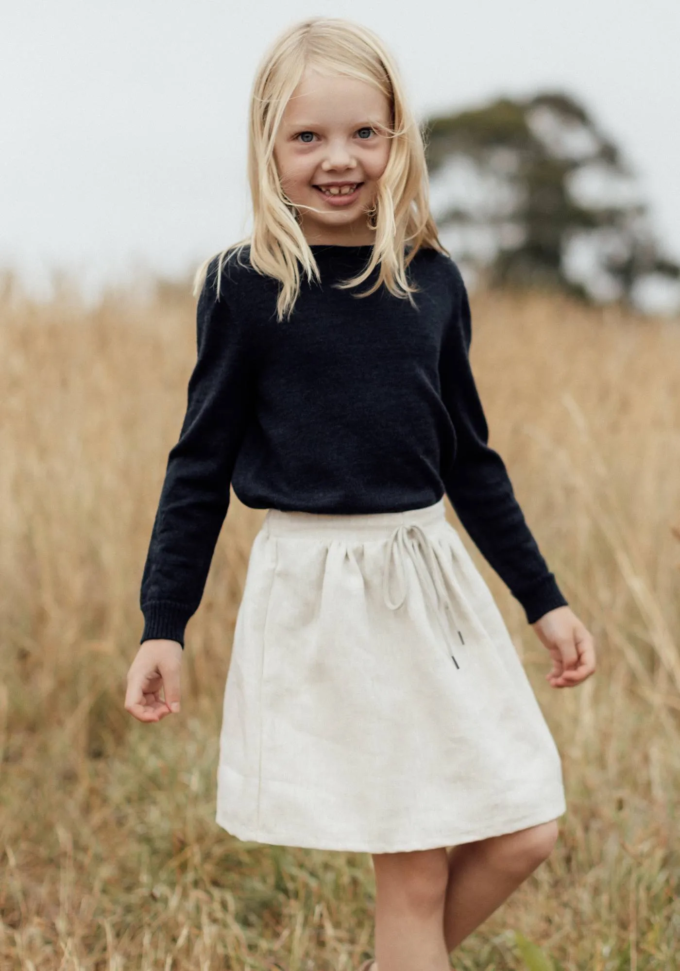 Mini Merino Knit Crew