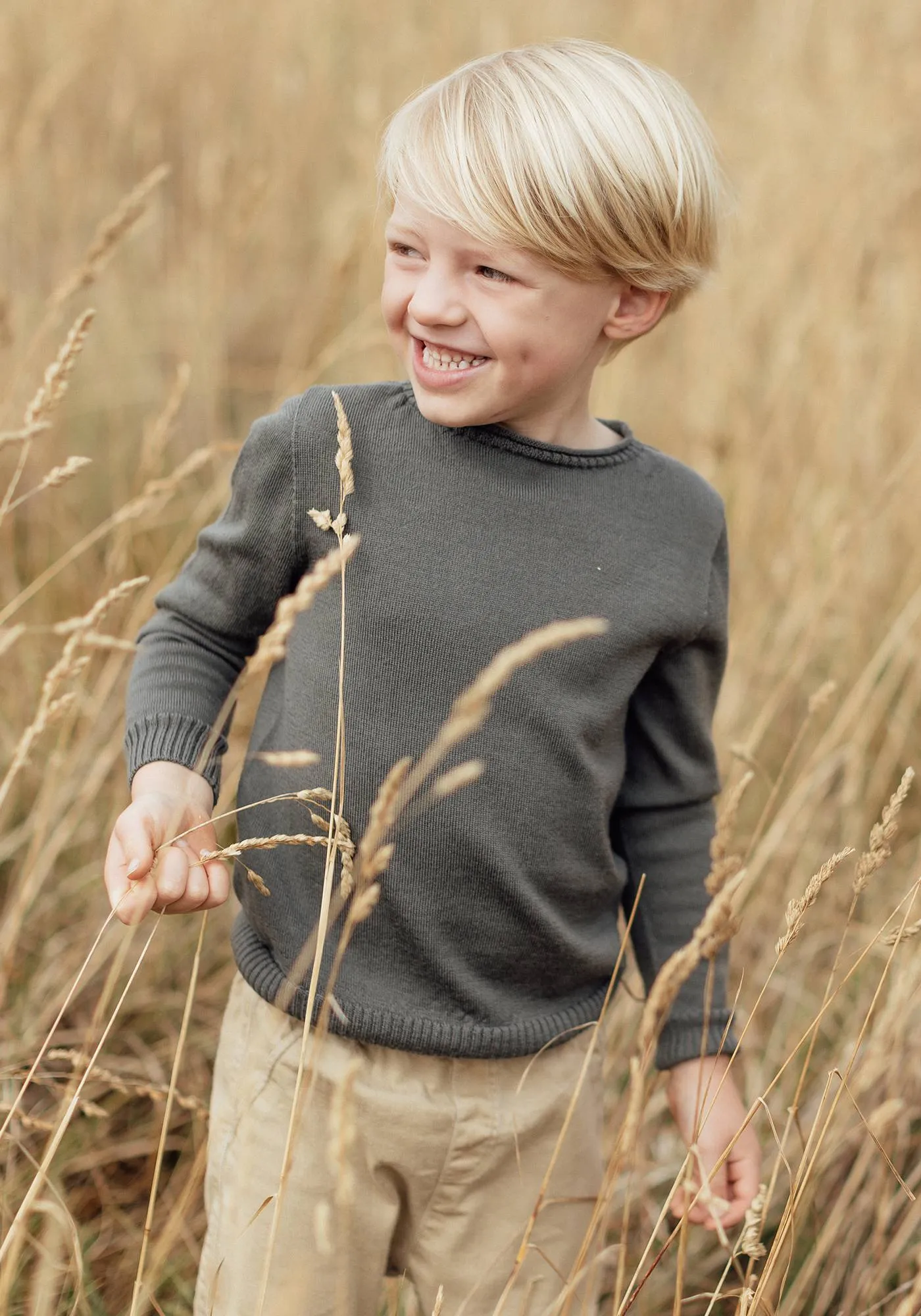 Mini Merino Knit Crew
