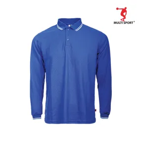 MULTISPORT LONG SLEVEE LACOSTE POLO (ROYAL BLUE)