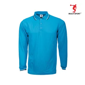 MULTISPORT LONG SLEVEE LACOSTE POLO (TURQUOISE)