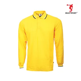 MULTISPORT LONG SLEVEE LACOSTE POLO (YELLOW)