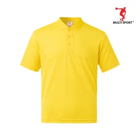 MULTISPORT SHORT SLEVEE MINI EYELET POLO (YELLOW)