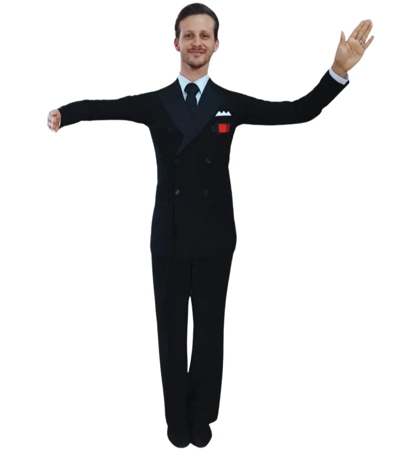NY Fashion Men's Custom Competition American Smooth Ballroom Suit M082