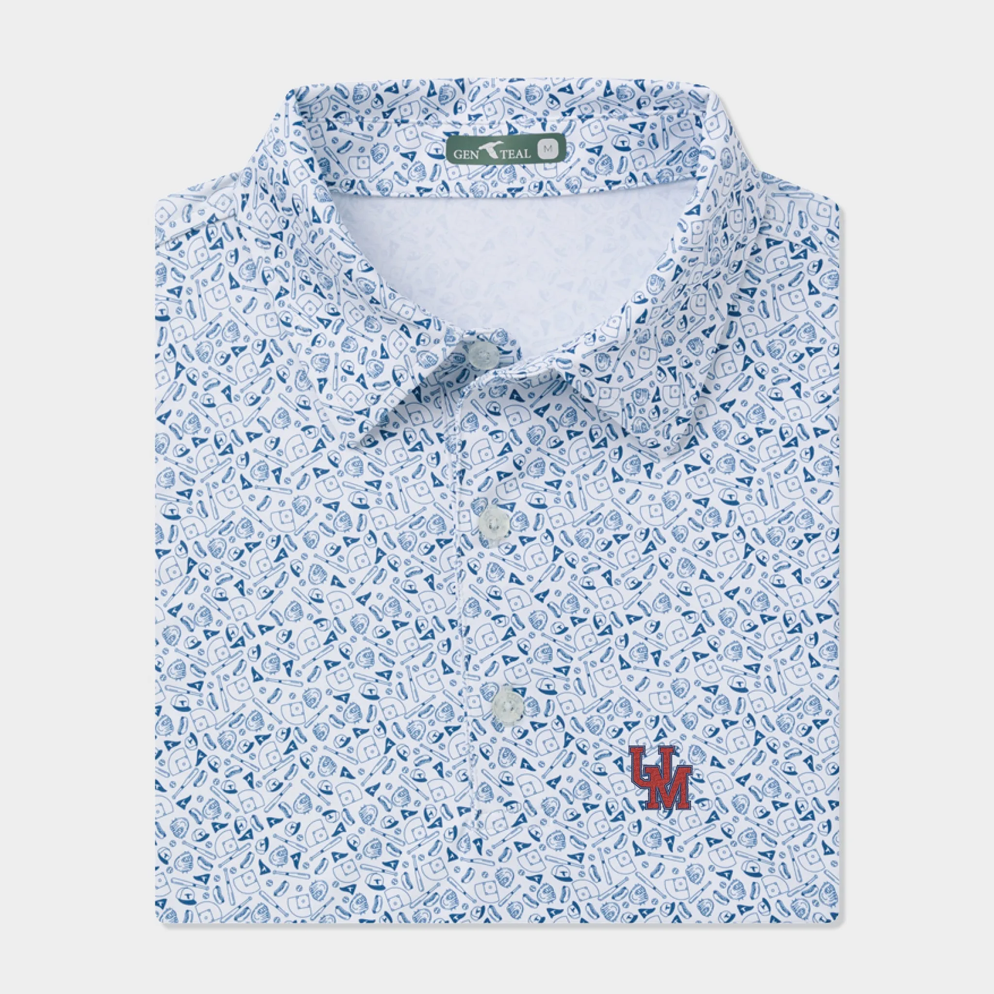 Ole Miss Sunday Ballpark brrrº Performance Polo