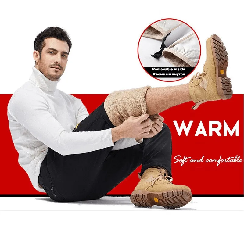 Outdoor Windproof Ski Pants for Men with Removable Liner - SF0735