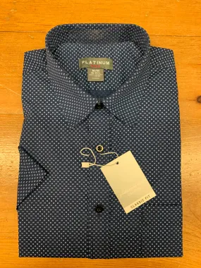 PLATINUM-MODE S/S SPORT-SHIRT 100%-COTTON EASY-CARE