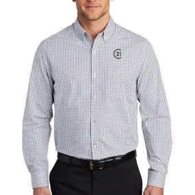 Port Authority Gingham Easy Care Shirt - Personalized