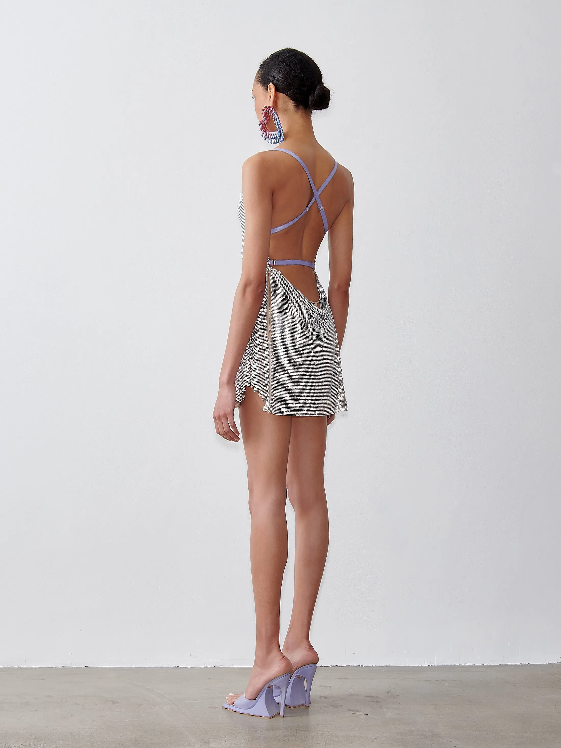 Rhinestoned Calypso Dress in Mojito