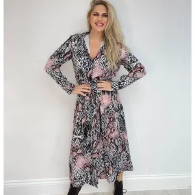 SECONDS Seraphina Reptile Print Dress