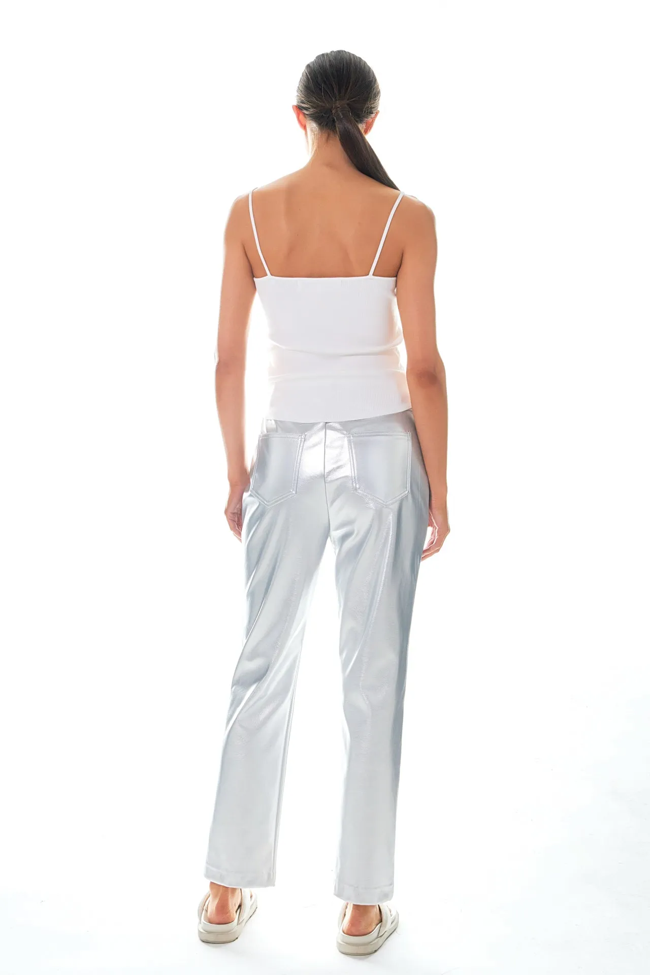 Shiny PU Pants