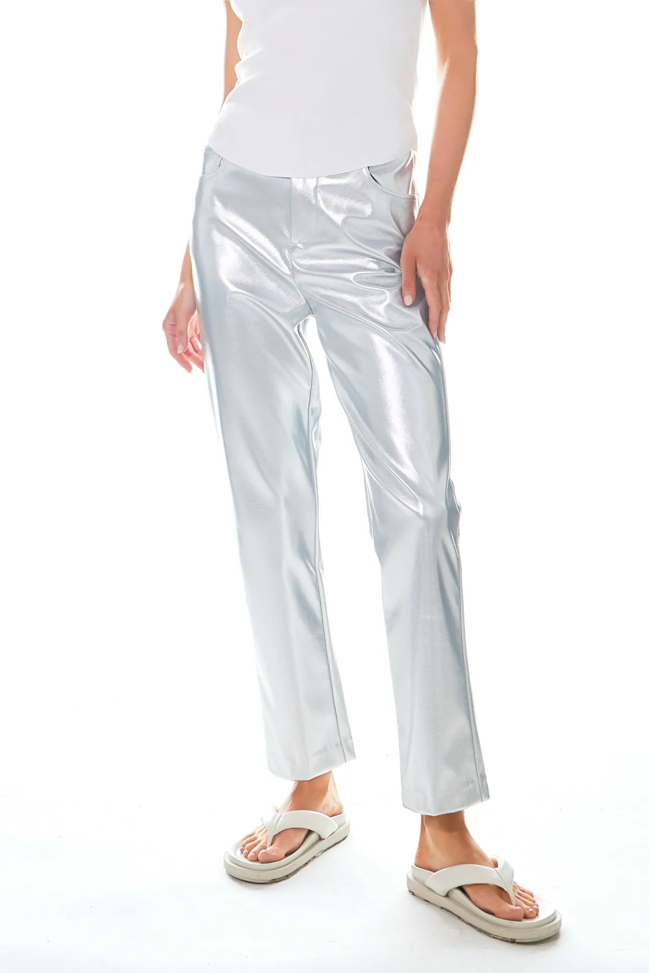 Shiny PU Pants