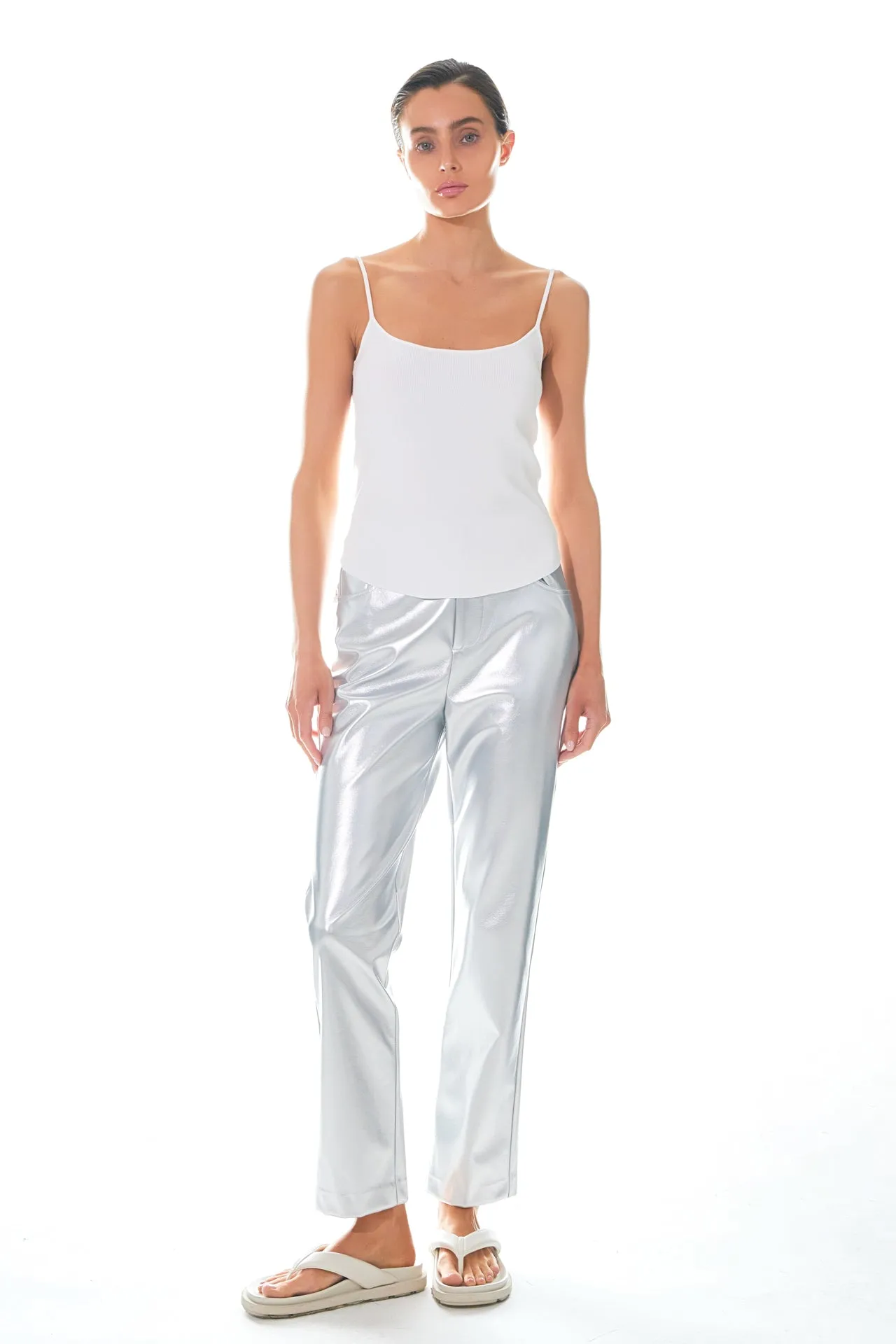 Shiny PU Pants
