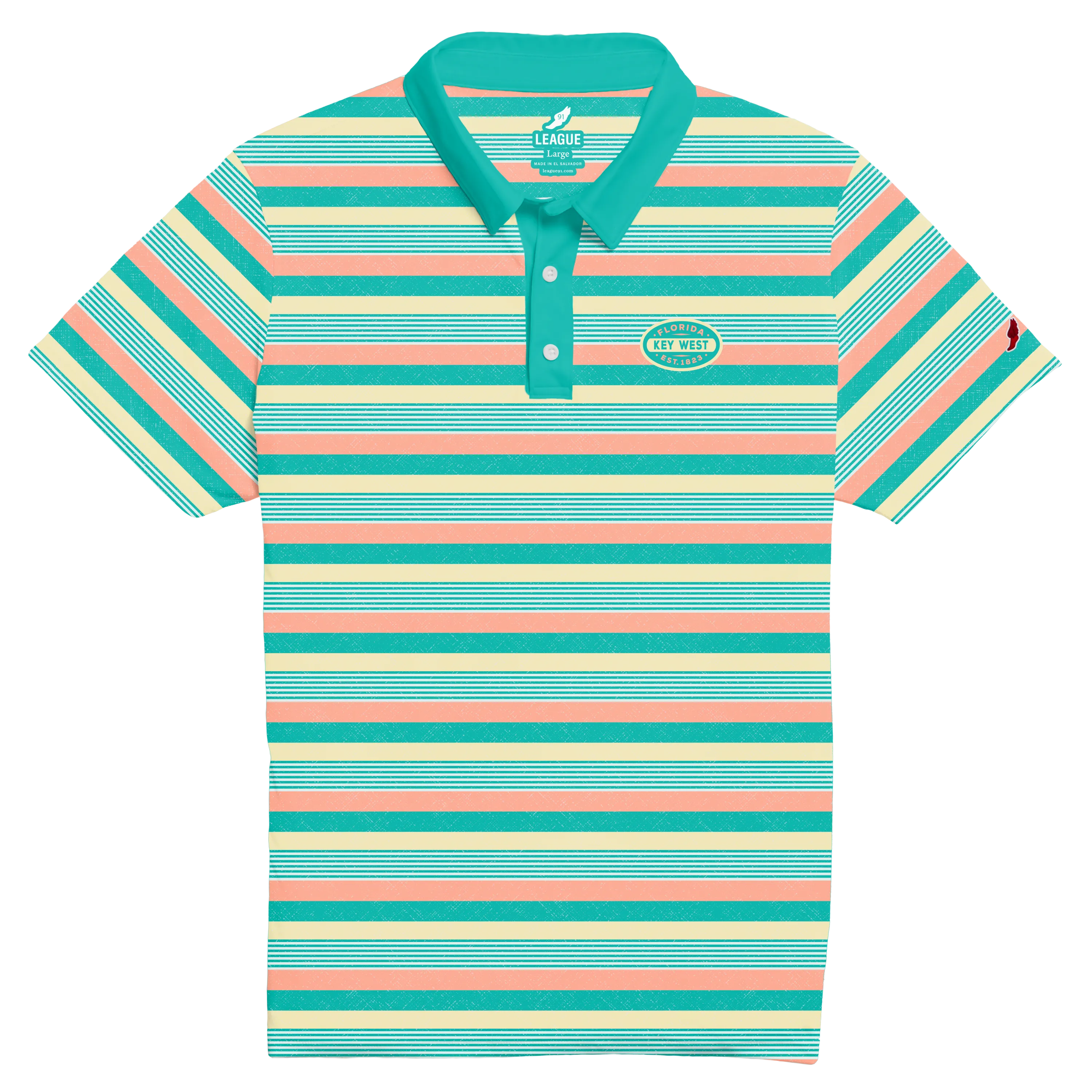 SUB135 Saturdays Contrast Placket Polo