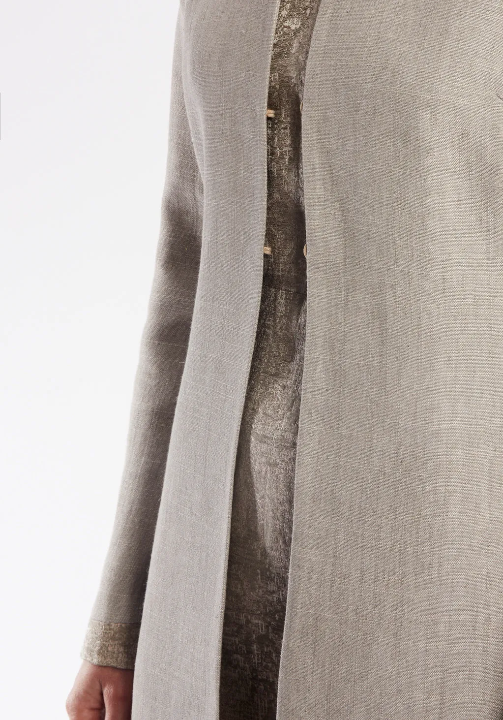 Tallulah Coat | Chinchilla Linen