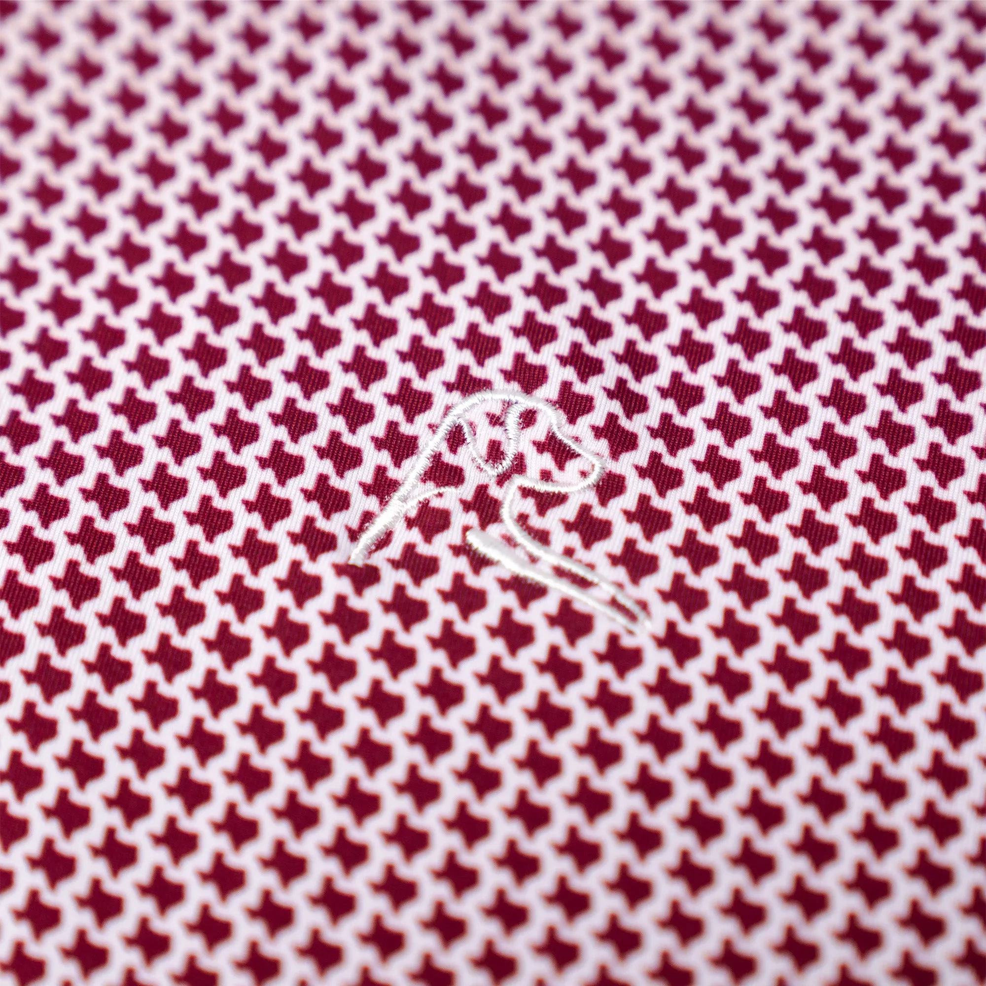 The Don't Mess | Performance Polo | The Don't Mess - Maroon/White