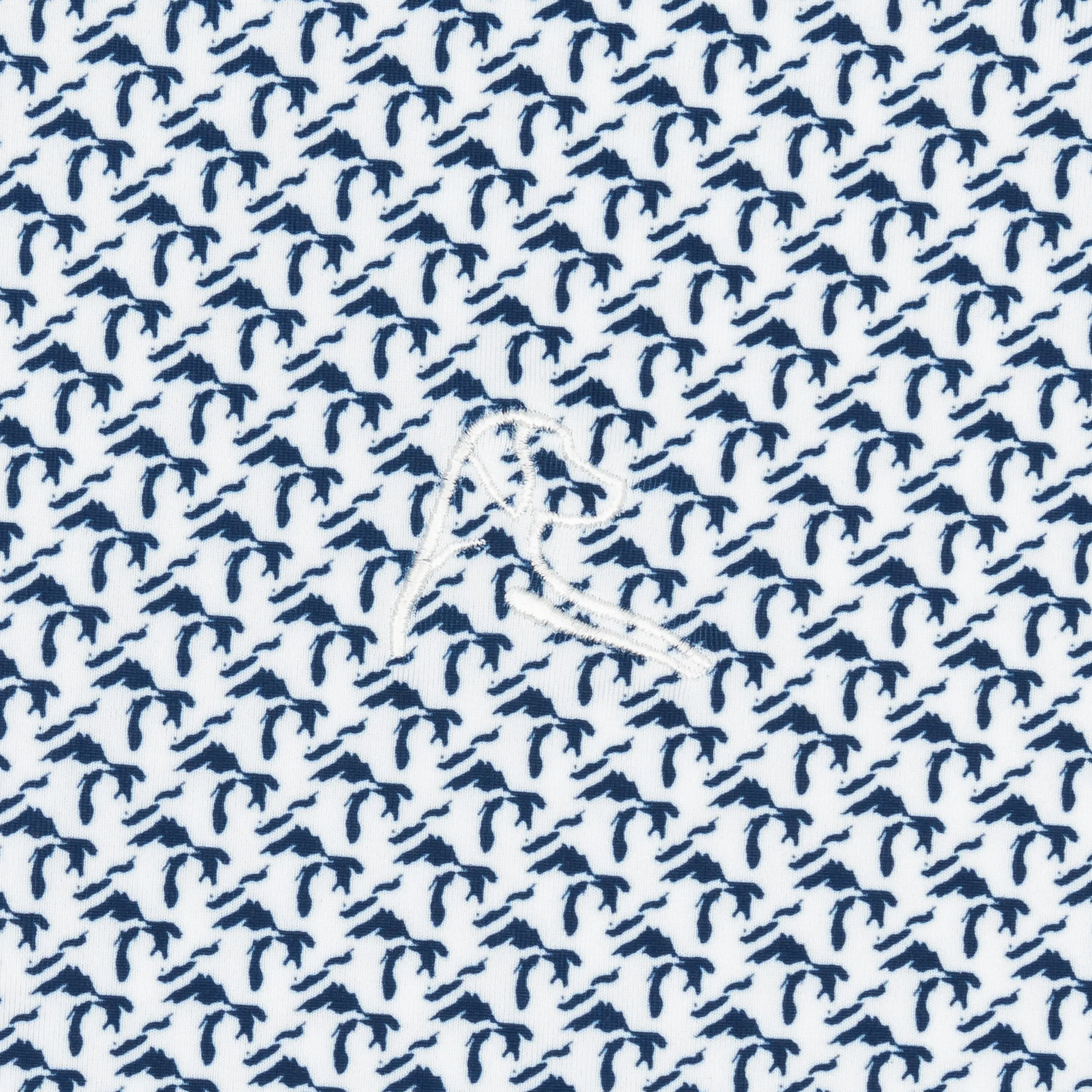 The Great Lakes | Performance Polo | The Great Lakes - White/Admiral Navy