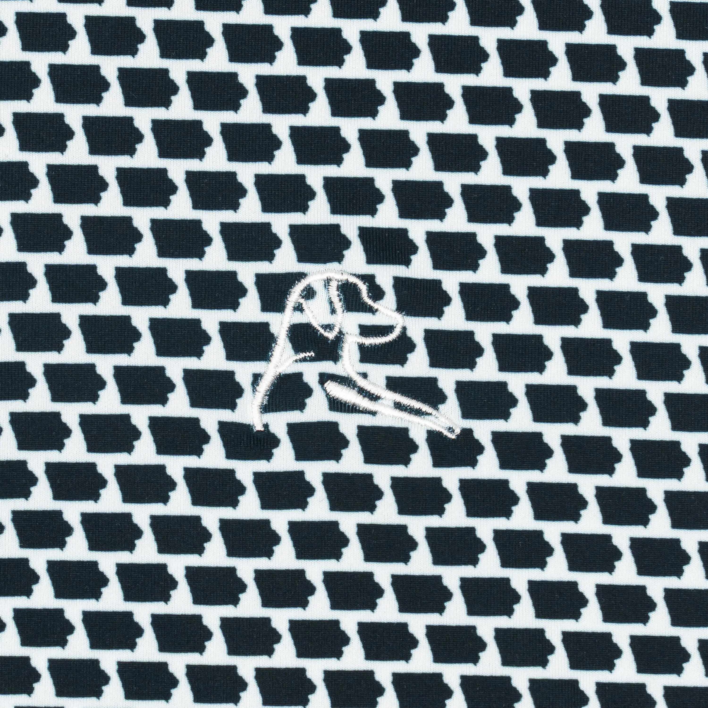 The Iowan | Performance Polo | The Iowan - Black/White