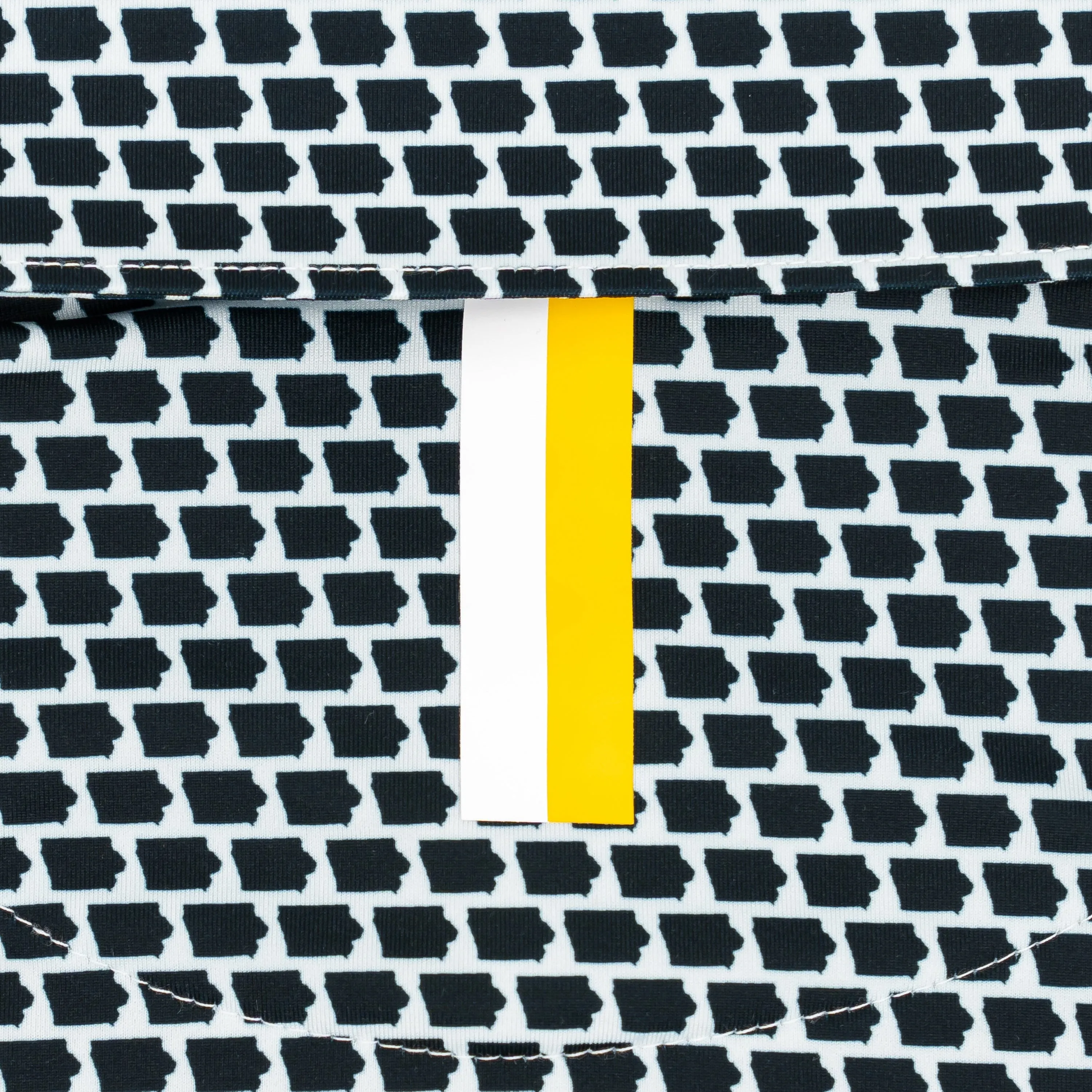 The Iowan | Performance Polo | The Iowan - Black/White