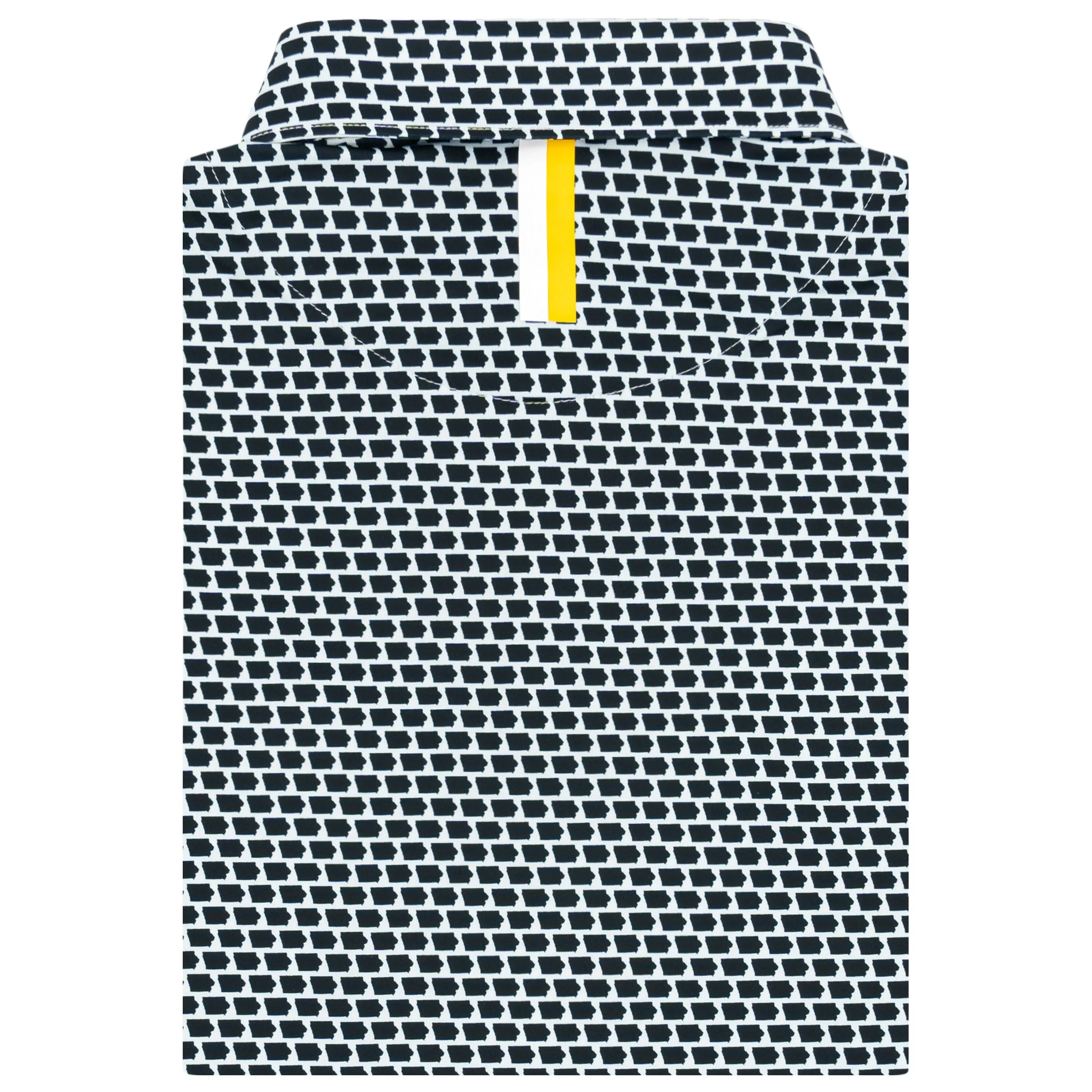 The Iowan | Performance Polo | The Iowan - Black/White