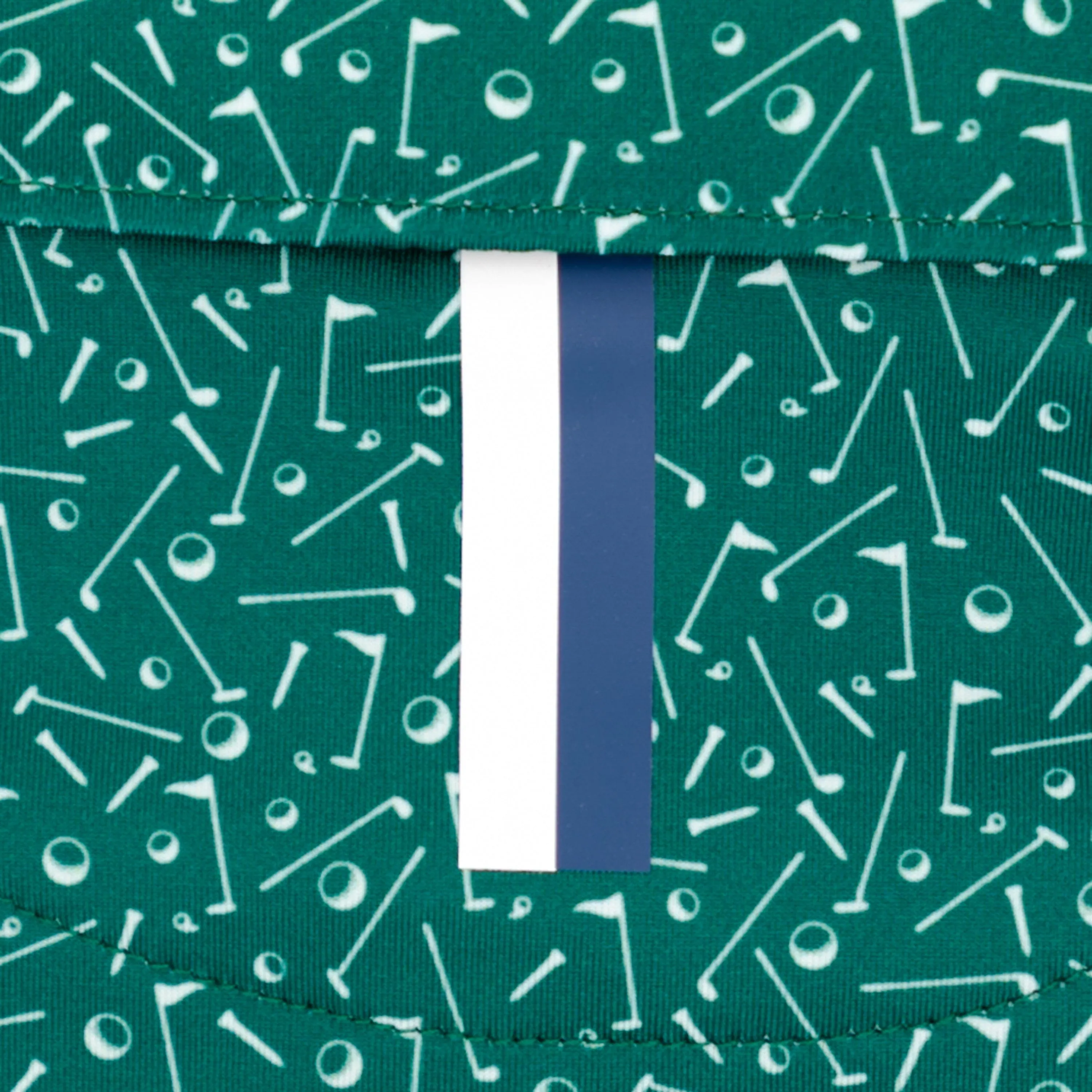 The Lil' Mulligan | Performance Polo | The Mulligan - Fairway Green/White