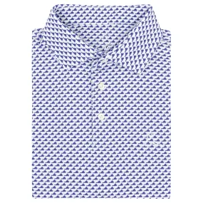 The Lover | Performance Polo | The Lover - Deep Purple/White