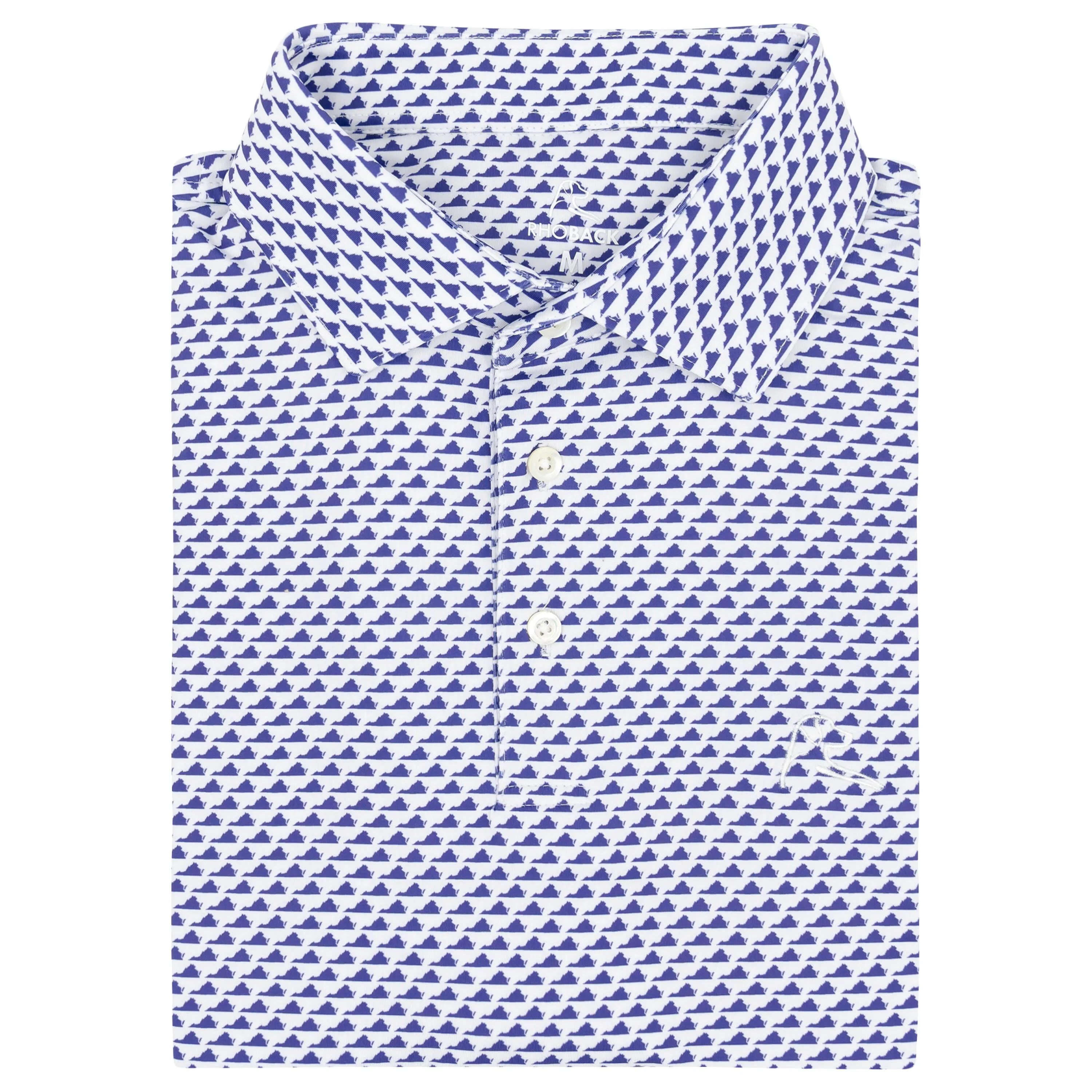 The Lover | Performance Polo | The Lover - Deep Purple/White
