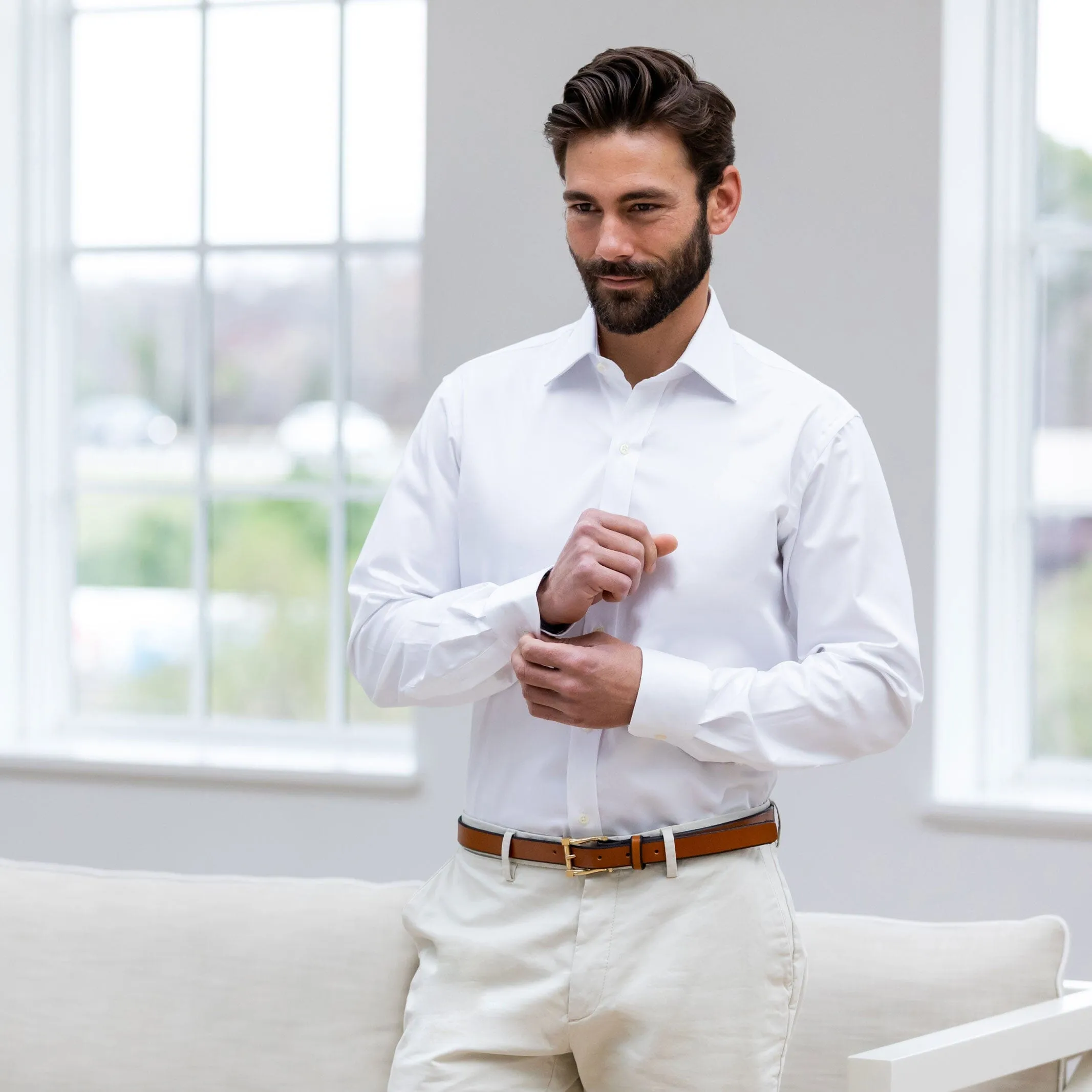 The White Signature Fine Twill Custom Shirt