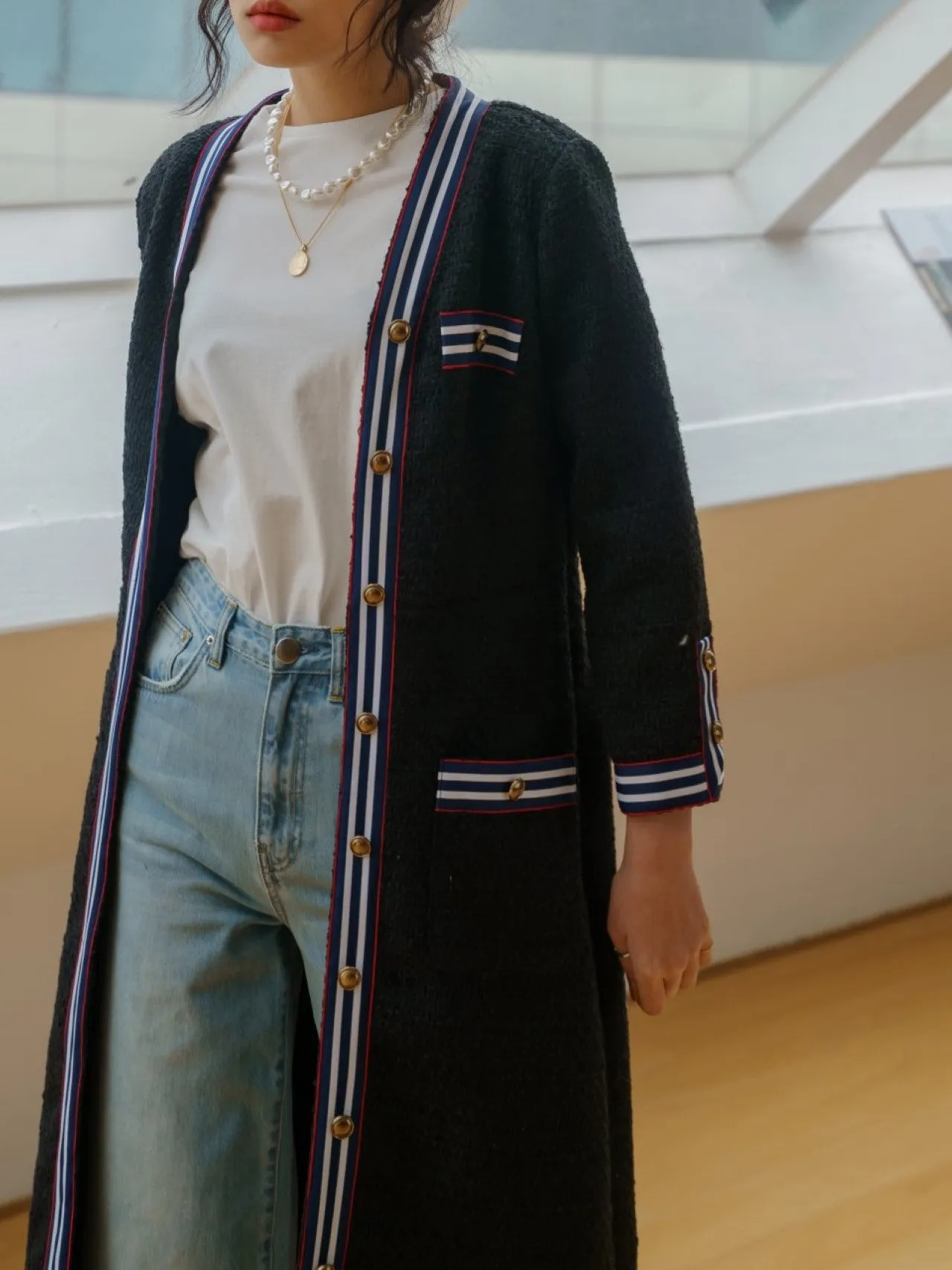 TWEED SAILOR DRESS