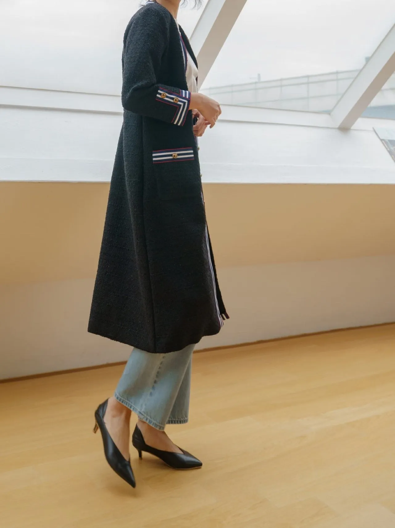 TWEED SAILOR DRESS