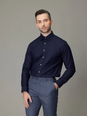 Ueda Easy Care Navy Pique