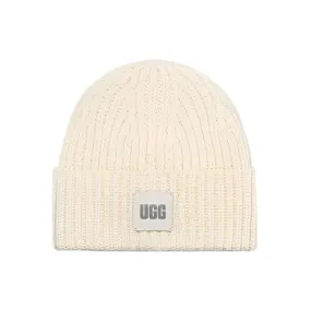 UGG Chunky Rib Beanie in Cream