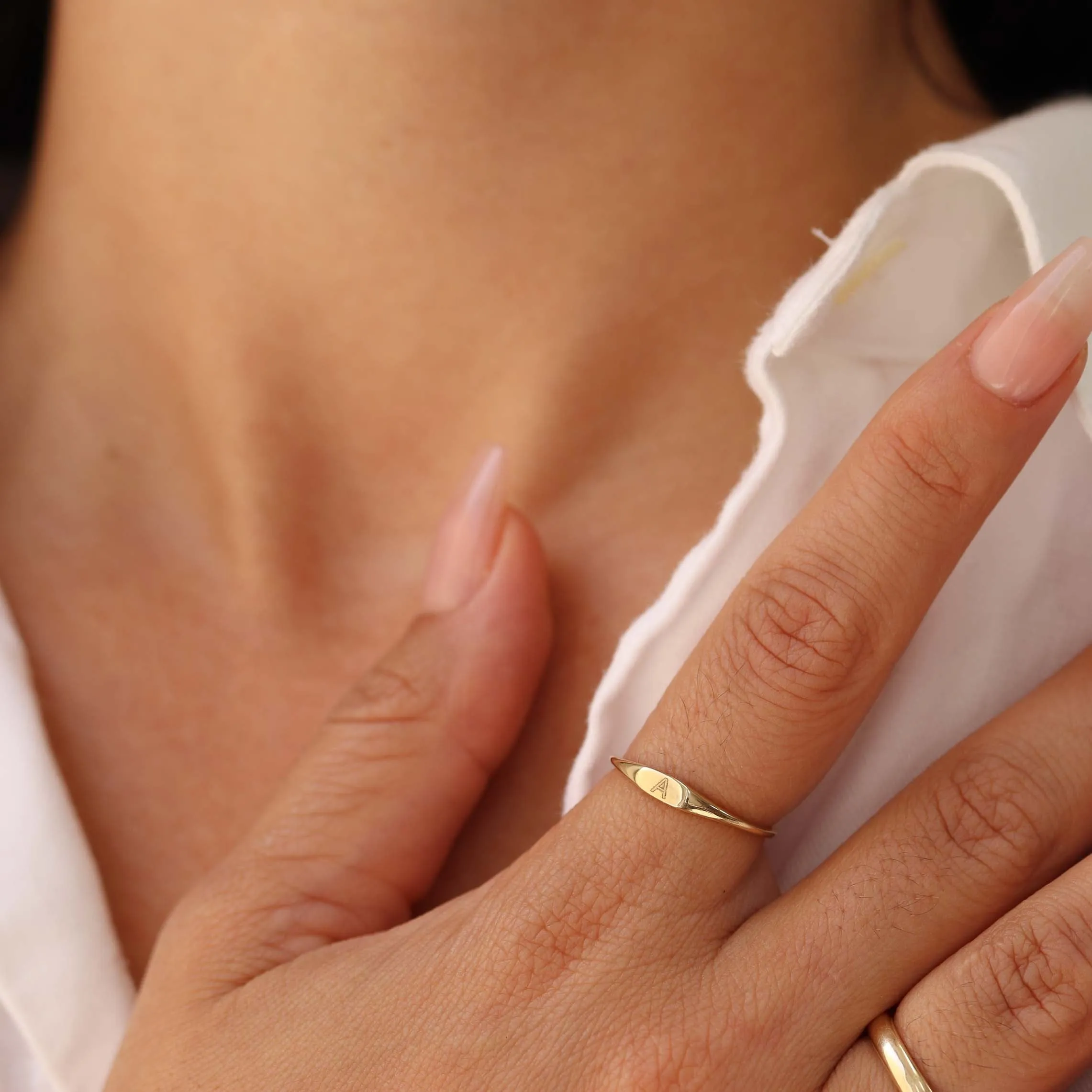 Ultra Thin Signet Ring