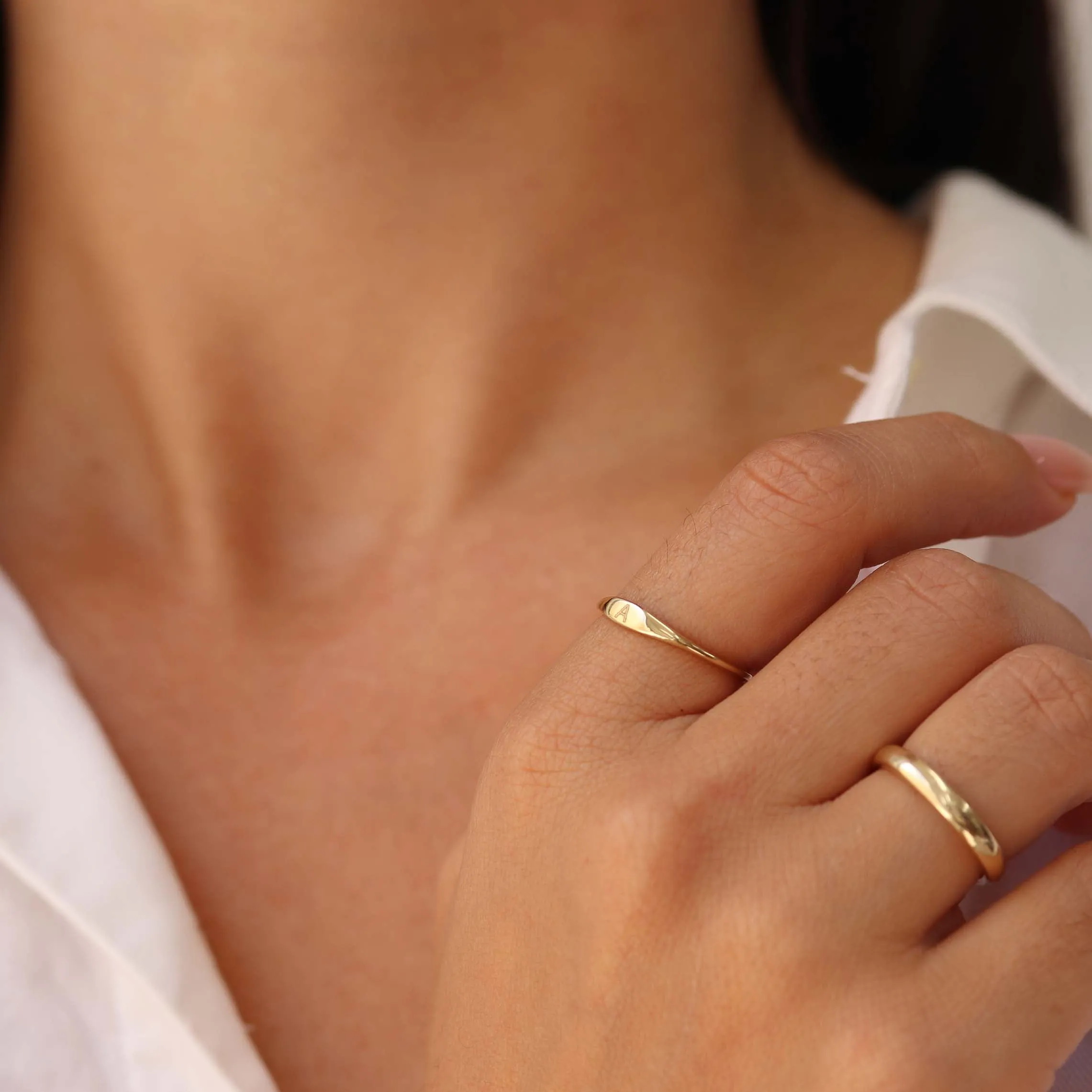 Ultra Thin Signet Ring