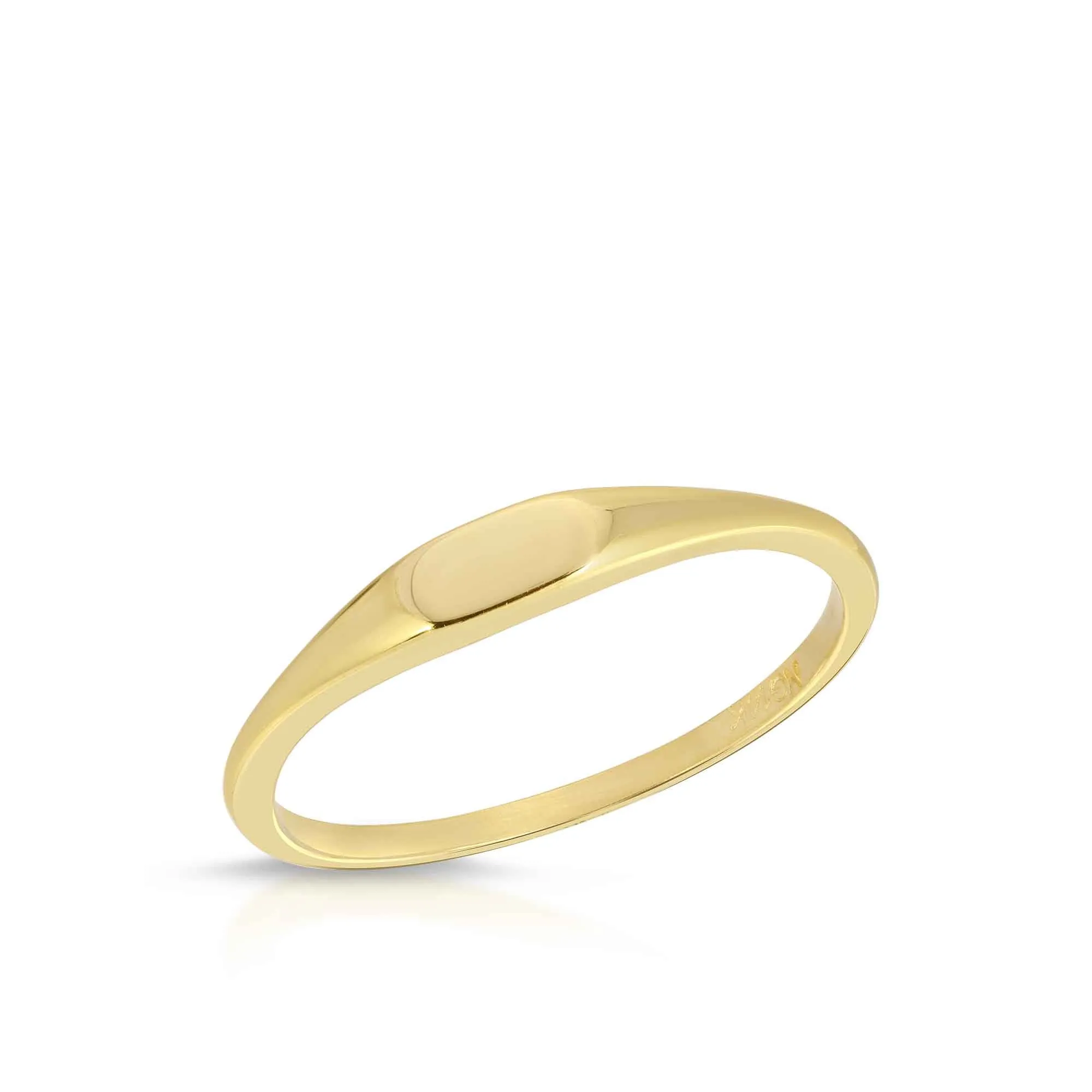 Ultra Thin Signet Ring