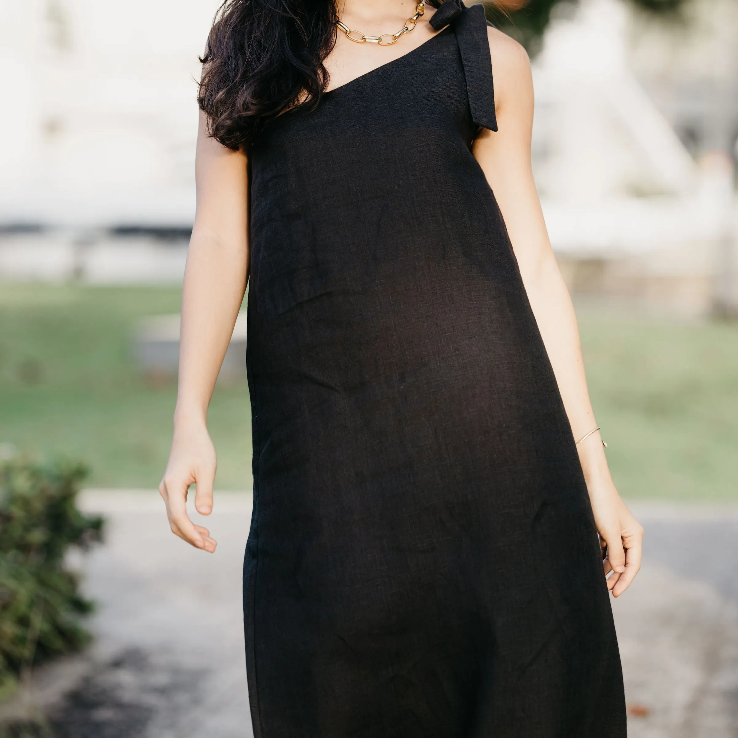 Venice one shoulder dress