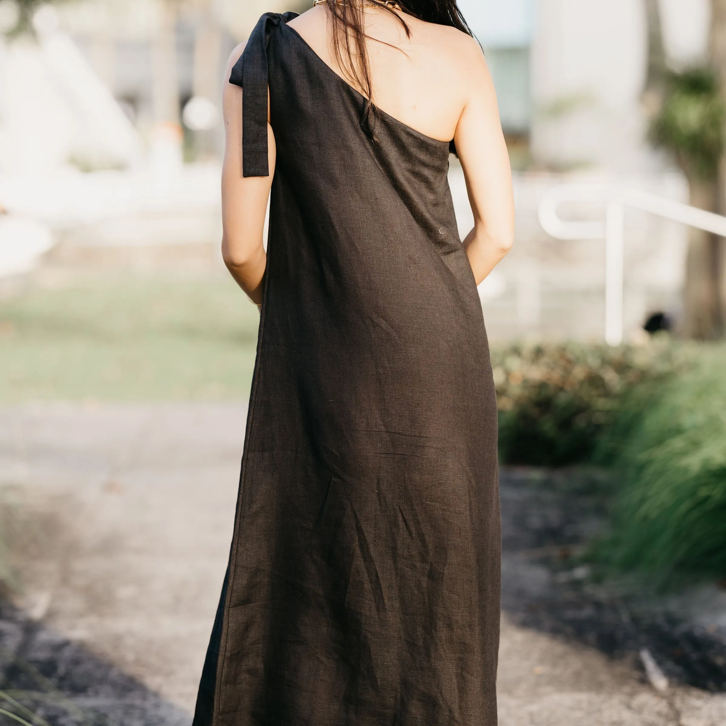 Venice one shoulder dress