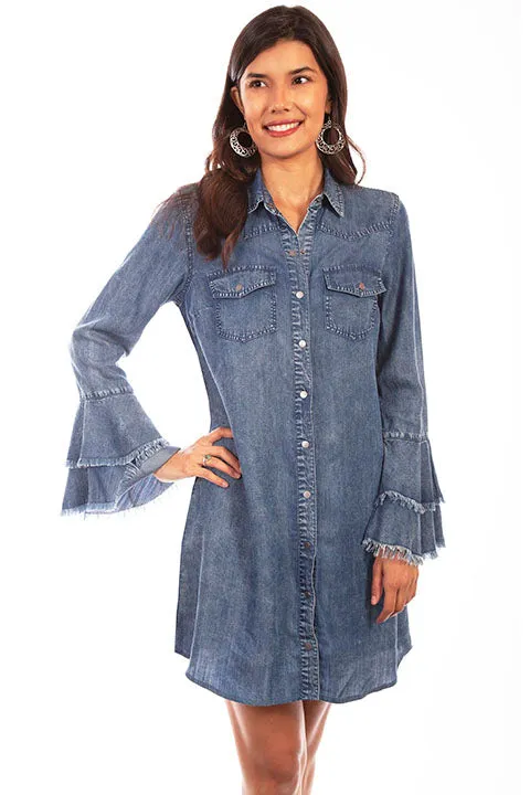 Western yoke shirt dress *FINAL SALE*